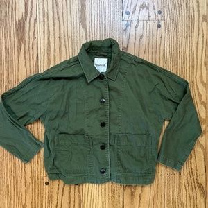 Madewell Pomeray Olive Green Chore Jacket Size Small